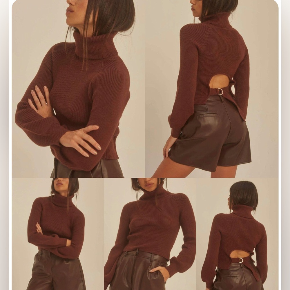 Crescent Boutique Brown Sweater - Size M